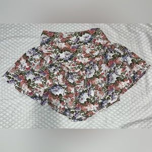 SHEIN Pink Floral Skirt Size Small